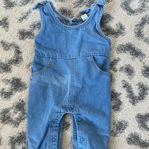Denim overalls baby 3-6 months